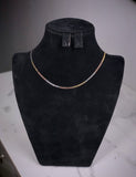 Simple flat chain necklace