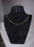 Simple durable bonded chain necklace