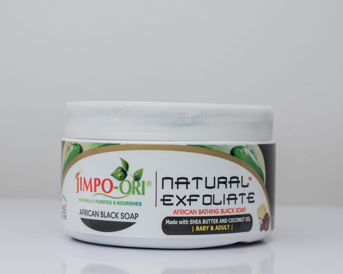 JIMPO-ORI Natural Exfoliate African Black Soap