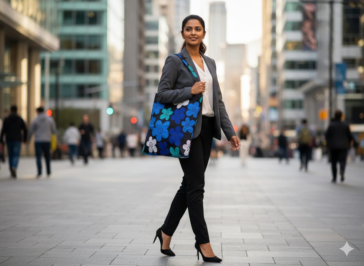 Bold. Beautiful. Ankara. Tote bag